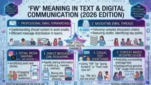 FW Meaning in Text (2026): Slang, Email, and Social Media Contexts