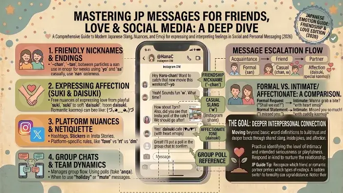 JP Messages for Friends, Love & Social Media