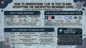 LCR Mean in Text? The Unexpected Meaning Behind This Confusing Text Slang