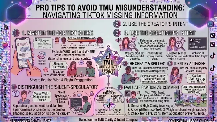 Tips to Avoid Misunderstanding TMU