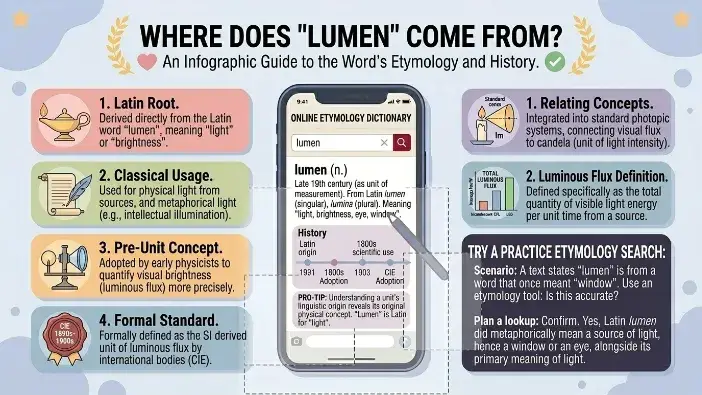 Where Does the Word "Lumen" Come From?