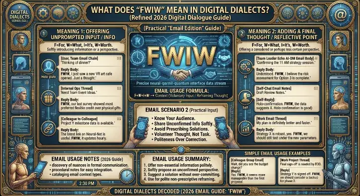 FWIW Meaning in Email