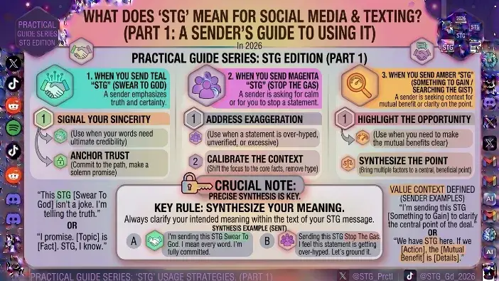 How to Use STG in Your Own Texts