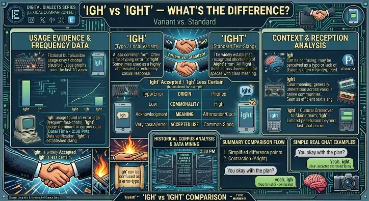 "Igh" vs "Ight" — What's the Difference?
