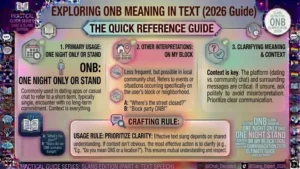 ONB Meaning in Text: Ultimate Guide 2026