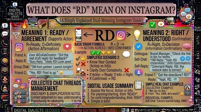 What Does RD Mean on Instagram?