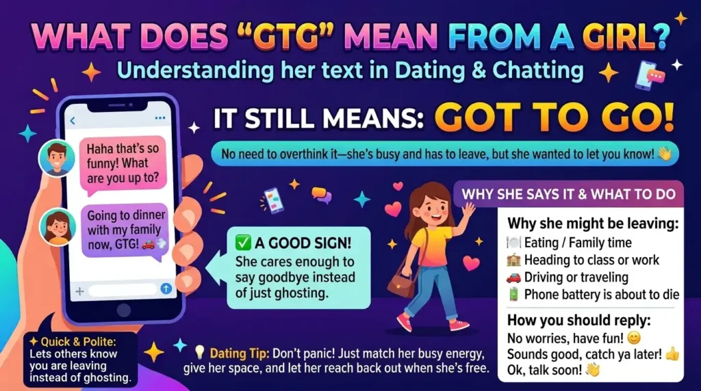 GTG Meaning in Text From a Girl