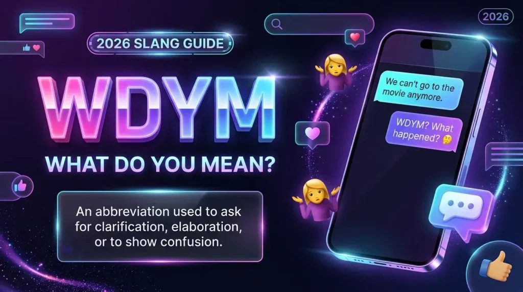 WDYM Meaning in Text (What Do You Mean?)