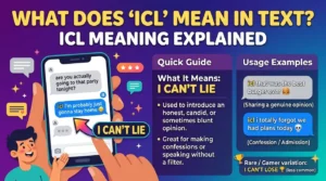 What Does ICL Mean in Text? ICL Meaning Explained