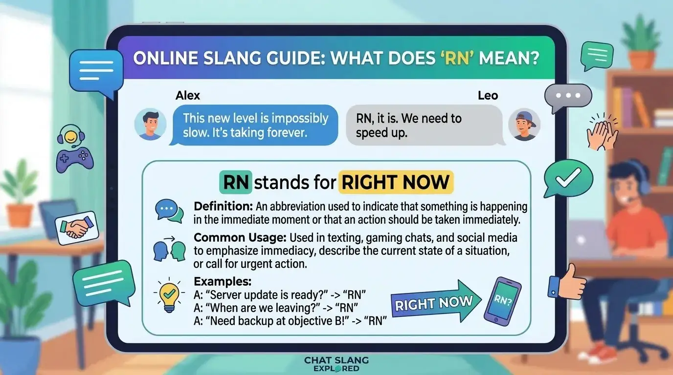 What Is the RN Meaning in Online Chats?